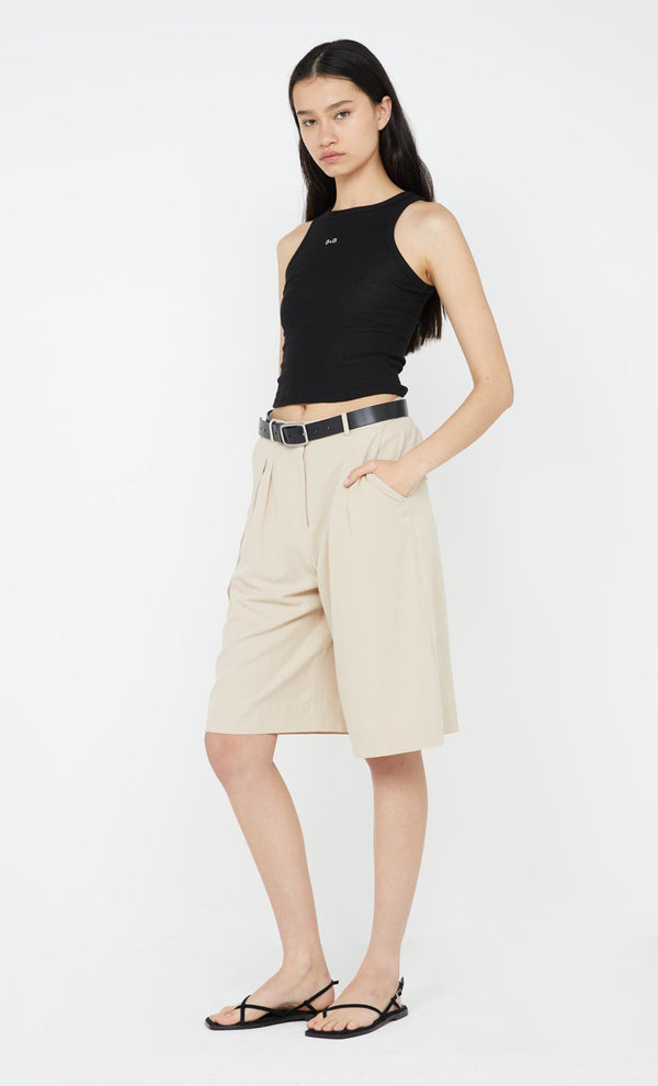 DESIREE BERMUDA SHORT - SAND