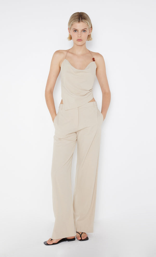 Desiree Straight Leg Pant in Sand by Bec + Bridge