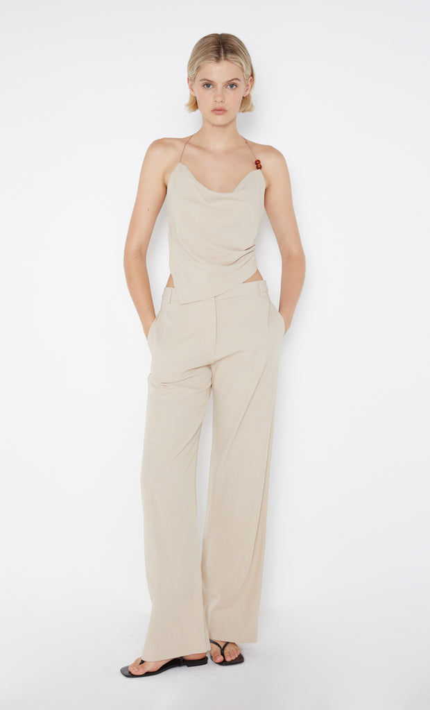 Desiree Straight Leg Pant in Sand by Bec + Bridge