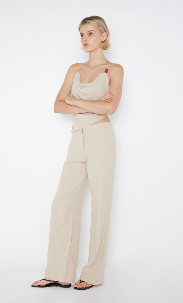 Desiree Straight Leg Pant in Sand by Bec + Bridge