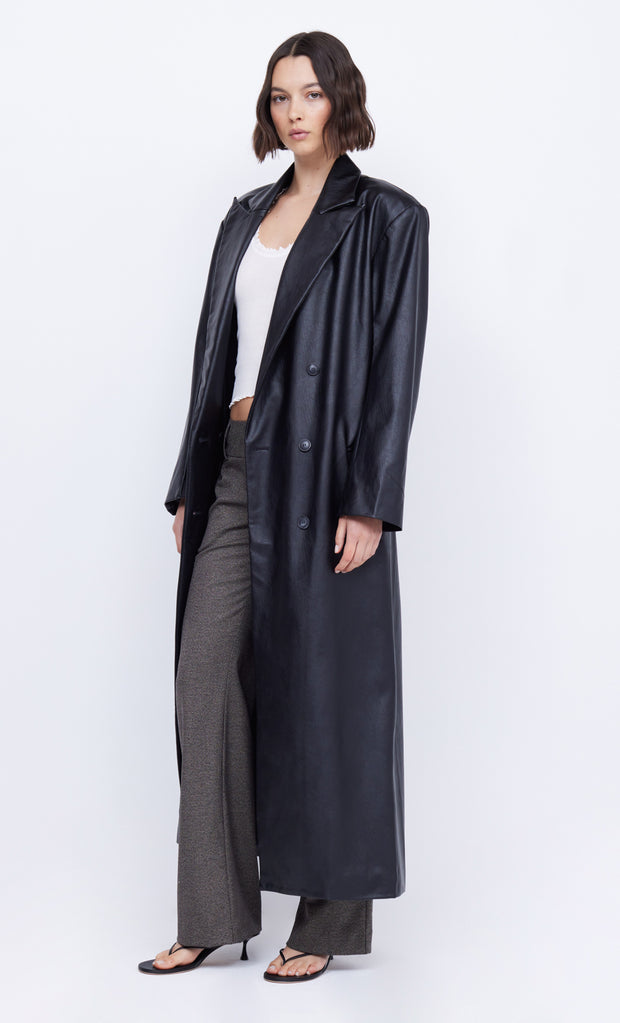 Black Domica Trench Coat by Bec + Bridge