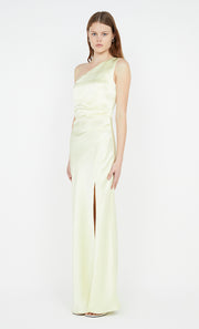 The Dreamer Asym bridesmaid Dress in Ice Yellow by Bec + Bridge