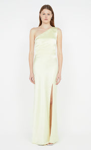 The Dreamer Asym  bridesmaid Dress in Ice Yellow by Bec + Bridge