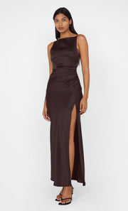 THE DREAMER MAXI DRESS - DARK CHOCOLATE