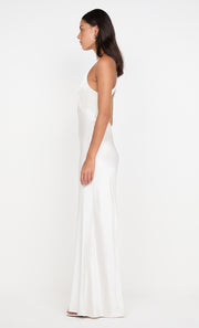 THE DREAMER V NECK DRESS - IVORY