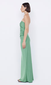 Emilia Strapless Dress in Green Apple by Bec + Bridge