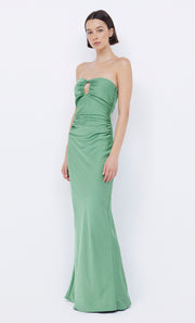 Emilia Strapless Dress in Green Apple by Bec + Bridge