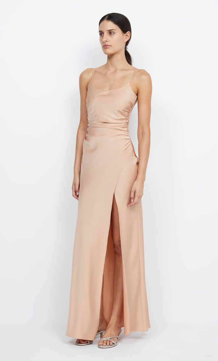 Eternity Scoop Neck Bridesmaid Prom Dress in Rose gold pink by Bec + Bridge