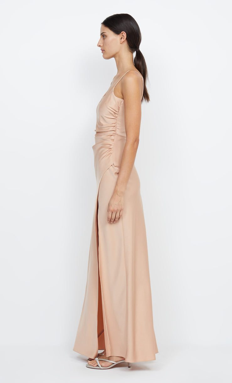 Eternity Scoop Neck Bridesmaid Prom Dress in Rose gold pink by Bec + Bridge