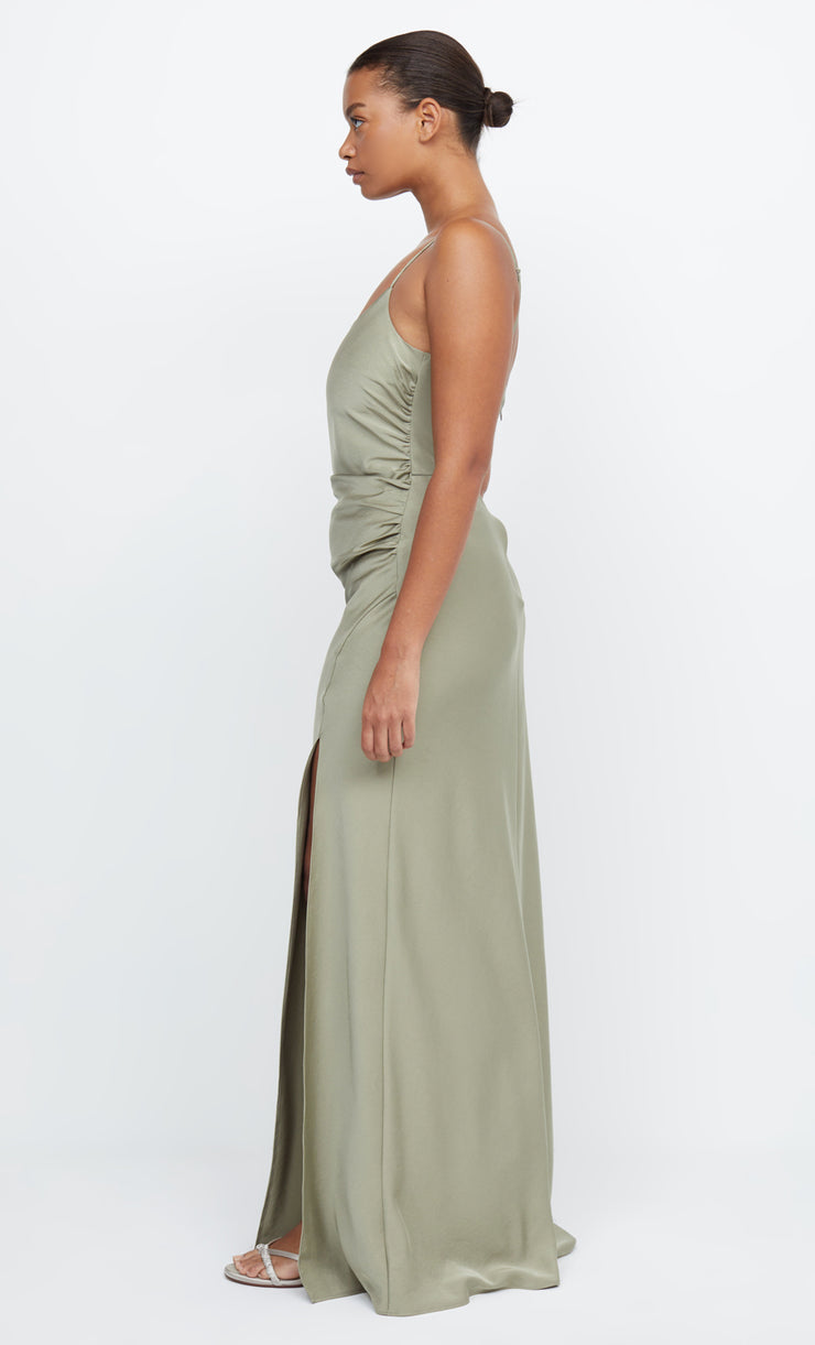 ETERNITY SCOOP MAXI DRESS - SAGE