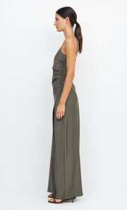 Eternity Scoop Neck Maxi Bridesmaid Dress in Dark Willow by Bec + Bridge