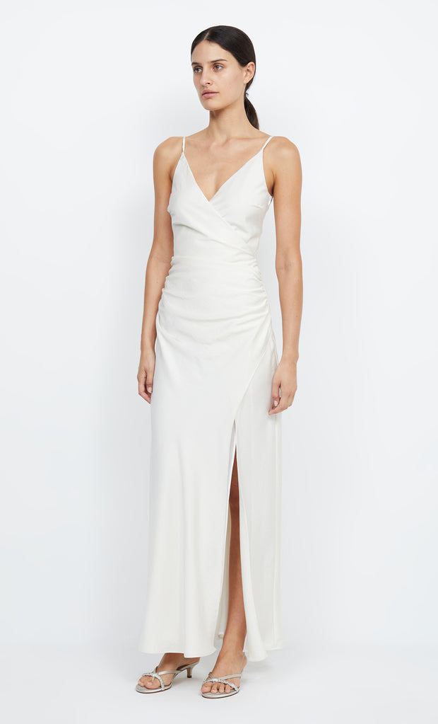 Eternity V Maxi Dress in cream by Bec + Bridge