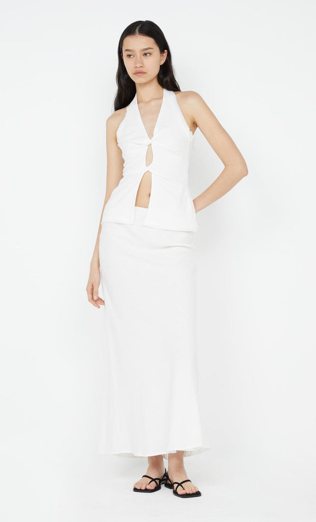 BEC BRIDGE EVERLY MAXI SKIRT IN WHITE BEC BRIDGE AU