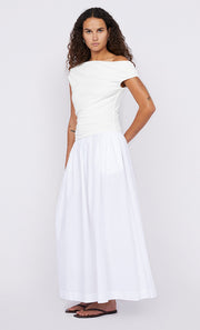 FREYA ASYM MAXI DRESS - IVORY