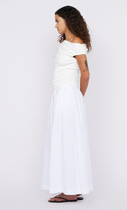 FREYA ASYM MAXI DRESS - IVORY