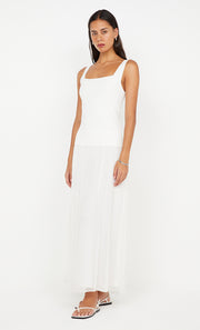 GEMMA SQUARE NECK TANK - IVORY