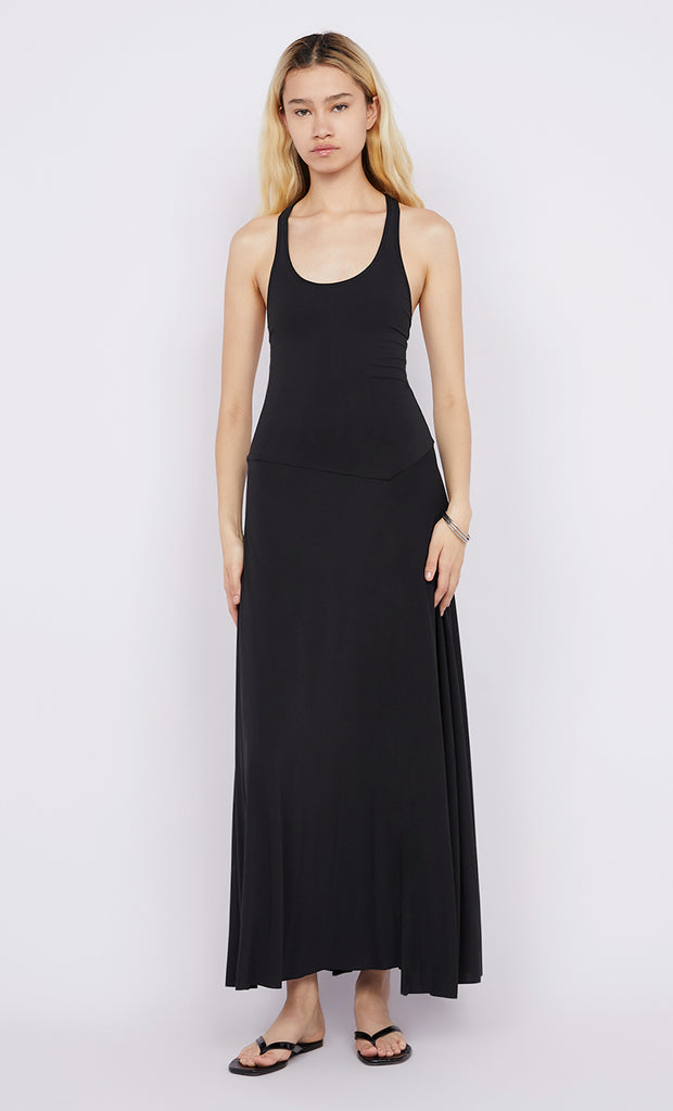 GIGI SINGLET DRESS - BLACK