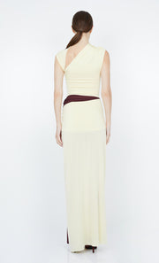 Greta Twist Maxi Dress om Butter Yellow by Bec + Bridge