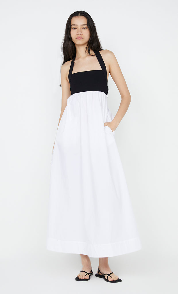 Iluka Maxi Dress in Black and White by Bec + Bridge