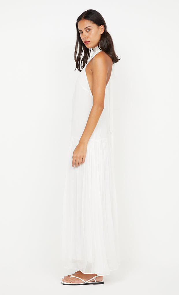 Inka High Neck Maxi Dress in Ivory by Bec + Bridge