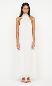 Inka High Neck Maxi Dress in Ivory by Bec + Bridge