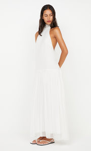 Inka High Neck Maxi Dress in Ivory by Bec + Bridge