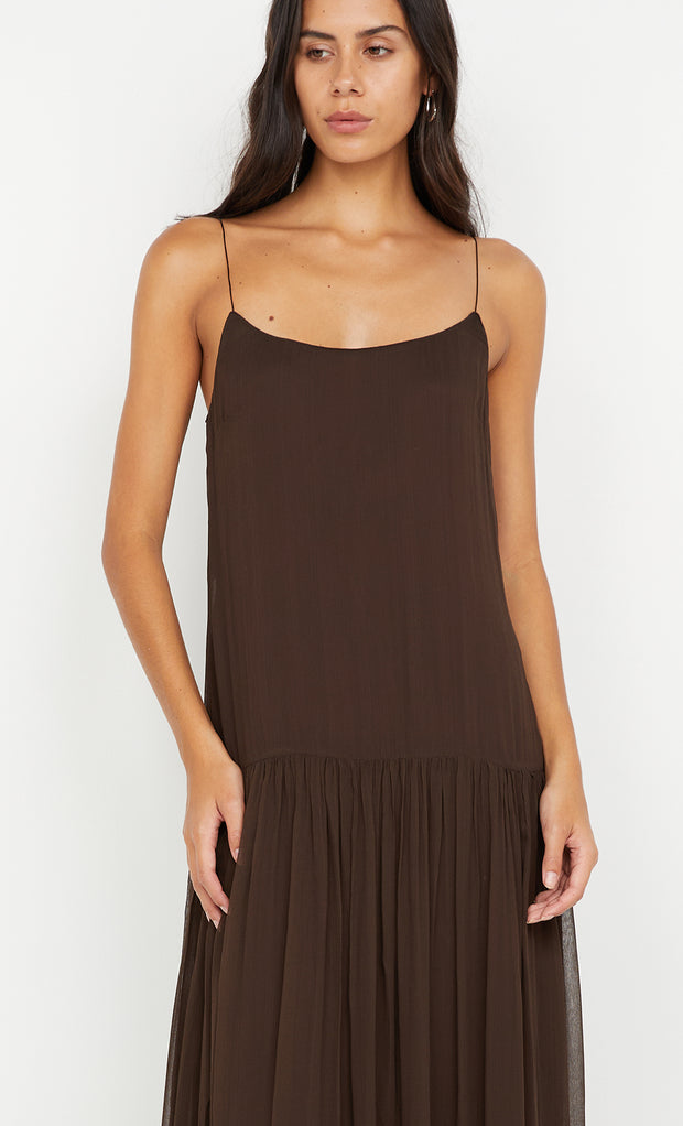 Inka Maxi Dress in Chocolate by Bec + Bridge