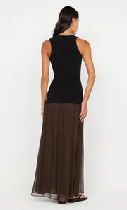 Inka Maxi Skirt in Choc by Bec + Bridge