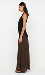 Inka Maxi Skirt in Choc by Bec + Bridge