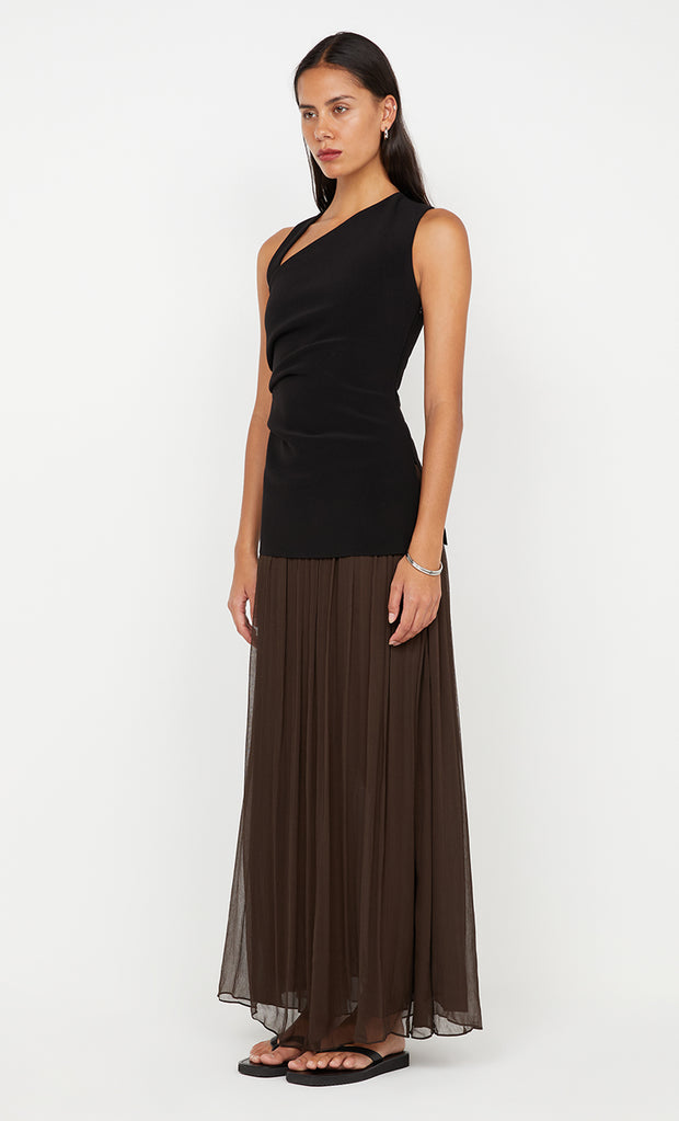 Inka Maxi Skirt in Choc by Bec + Bridge