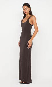 JAYDE SINGLET MAXI DRESS - TWIG