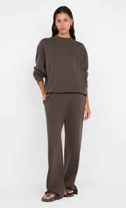 Jorja Crew Jumper in Dark Choc by Bec + Bridge