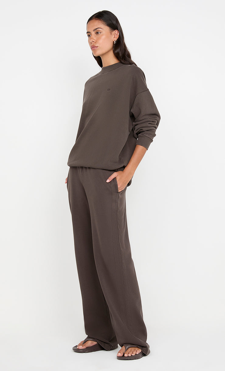 Jorja Crew Jumper in Dark Choc by Bec + Bridge