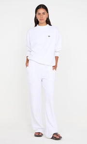 JORJA CREW JUMPER  - WHITE