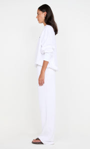 Jorja Crew Neck Jumper in White by Bec + Bridge