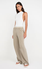 Jorja Double Waistband Pant in Taupe by Bec + Bridge