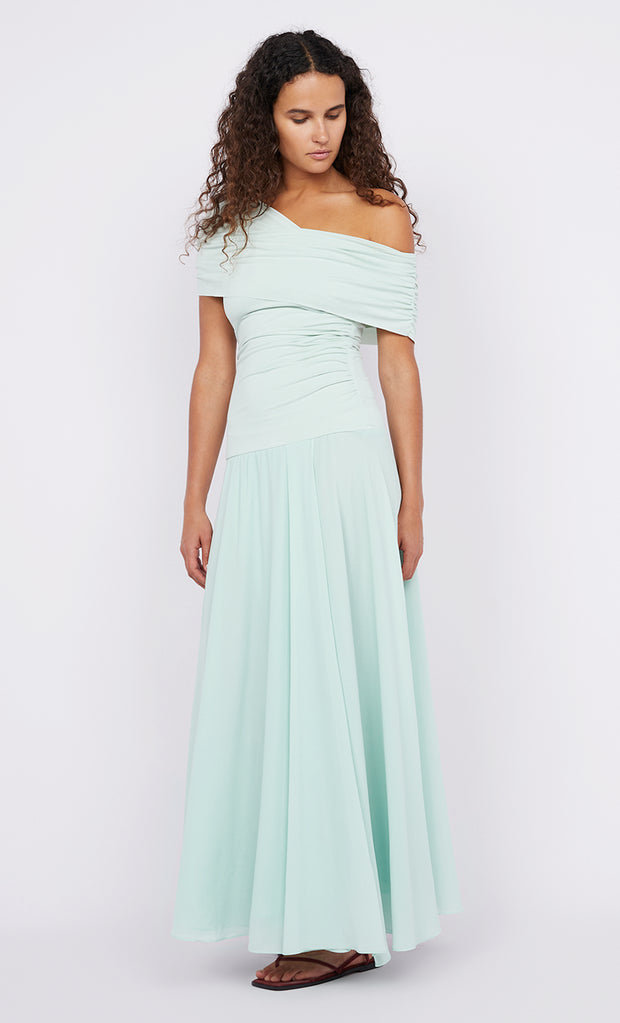 Jules Drape Dress in Mint by Bec + Bridge