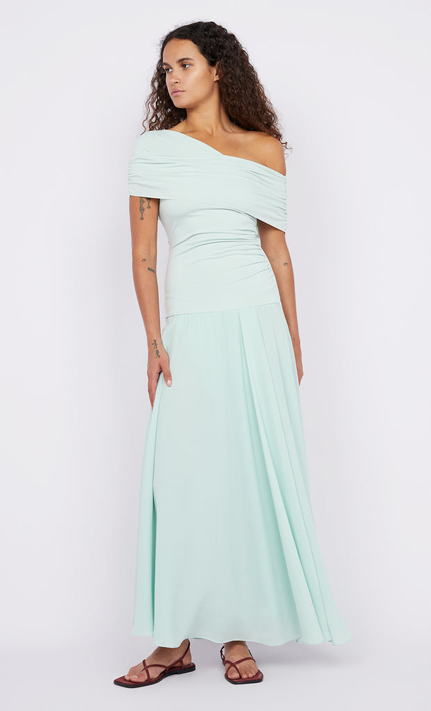 JULES DRAPE DRESS - MINT