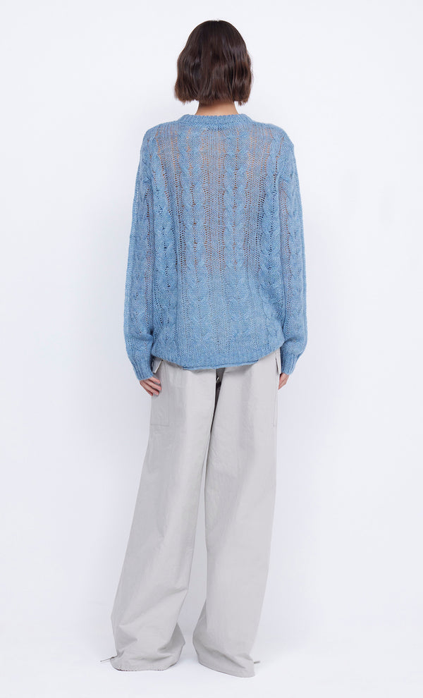 Julie Knit Jumper in Dolphin Blue by Bec + Bridge