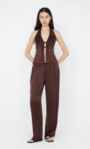 Kaia Halter Top in Chocolate by Bec + Bridge