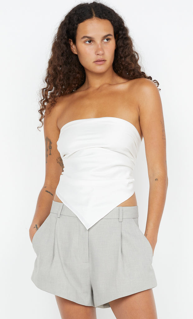 Kaia Strapless Top in Ivory by Bec + Bridge