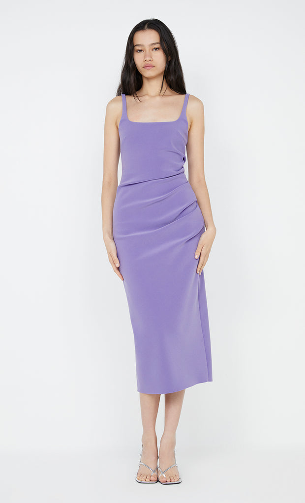 Karina Tuck Midi Dress in Grape by Bec + Bridge