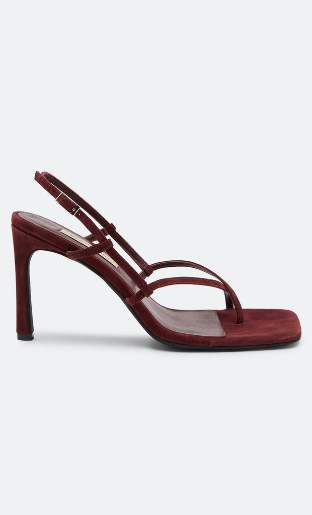 KATE HEEL - BURGUNDY