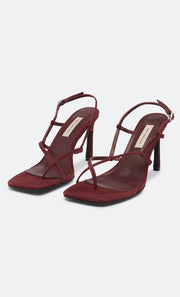 KATE HEEL - BURGUNDY