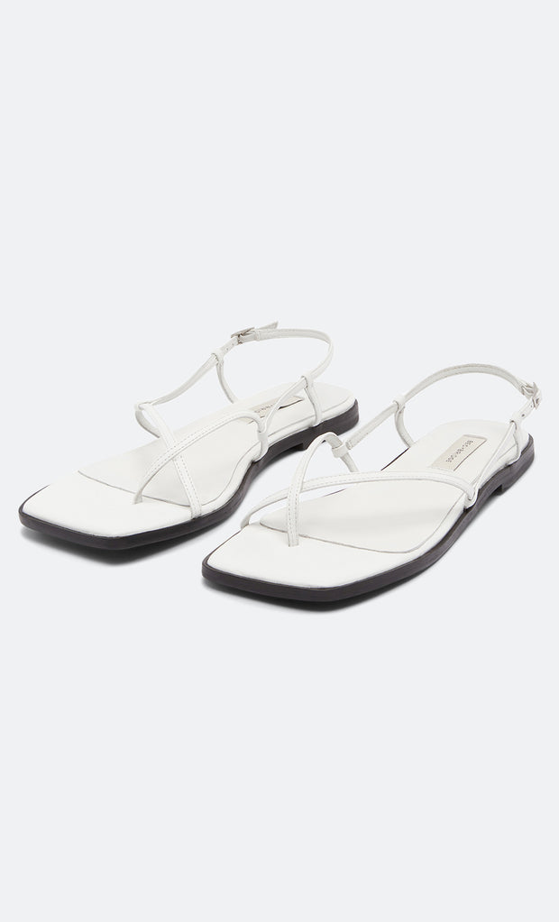 Kate Sandal in White by Bec + Bridge