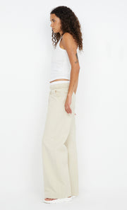 Kelsi Pocket Pant in Bone and White by Bec + Bridge