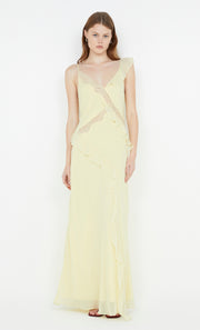 Knox Maxi Dress in Ice Yellow by Bec + Bridge