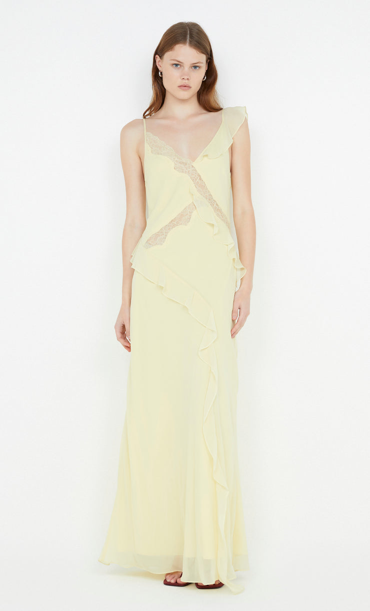 Knox Maxi Dress in Ice Yellow by Bec + Bridge