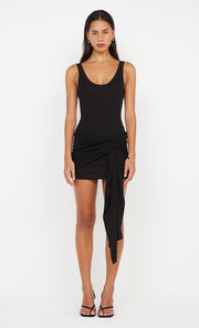 Kody Rib Mini Dress in Black by Bec + Bridge