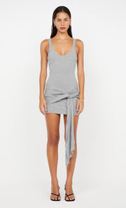 Kody Rib Mini Dress in Grey Marle by Bec + Bridge